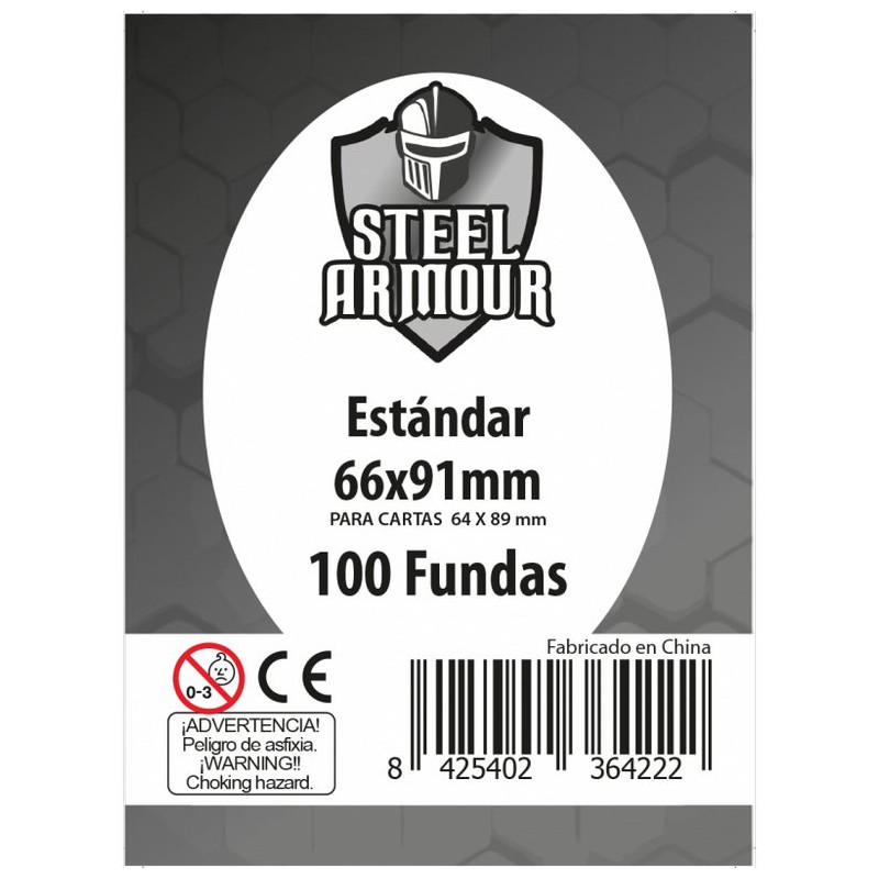 100 Fundas tamaño Estandar (66x91mm)