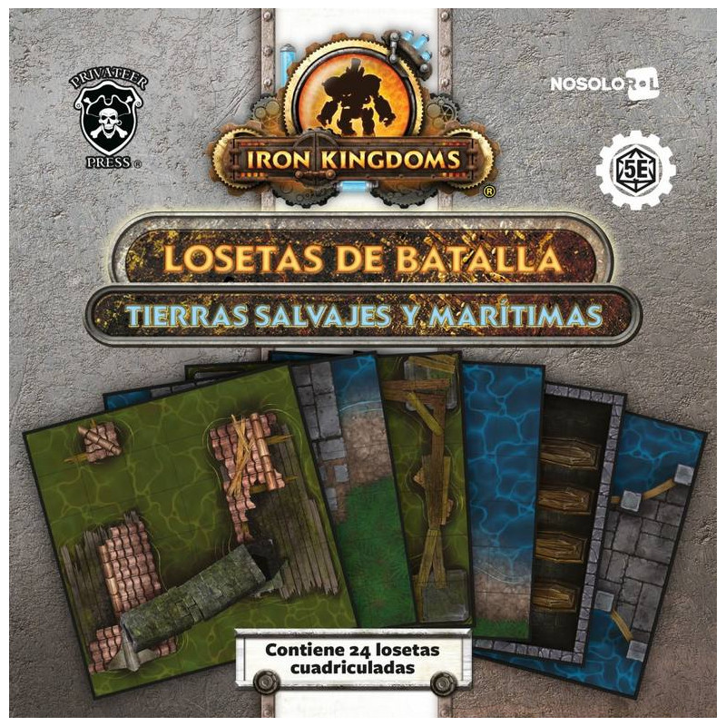 Iron Kingdoms - Losetas: Calles de Corvis (PREPEDIDO)