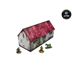 WW2 Normandy Stable w. Dovecote (28mm)