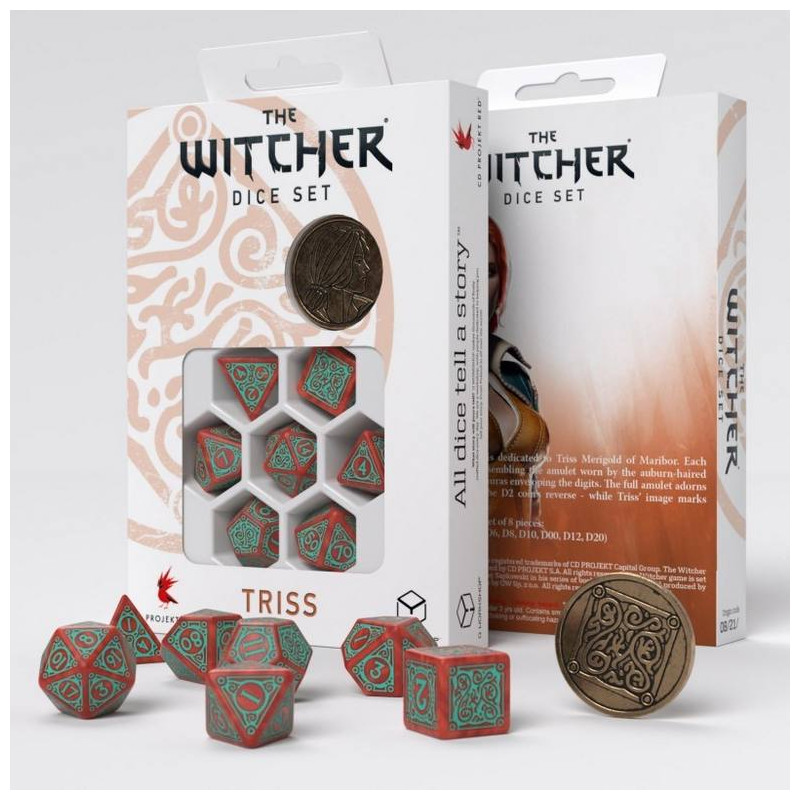 The Witcher Dice Set. Triss. Merigold the Fearless