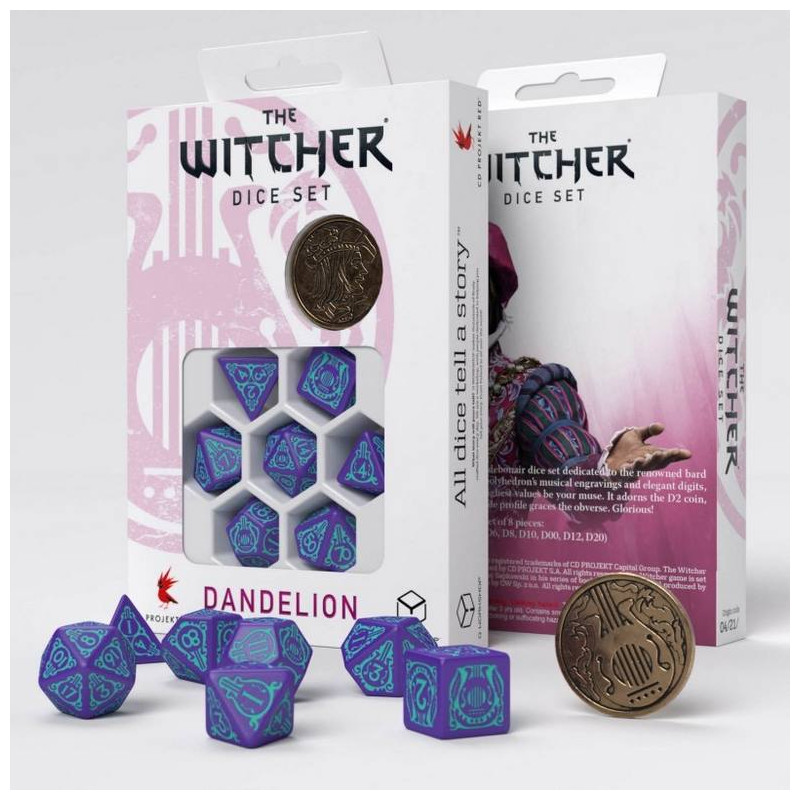 The Witcher Dice Set. Dandelion - Half a Century of Poetry