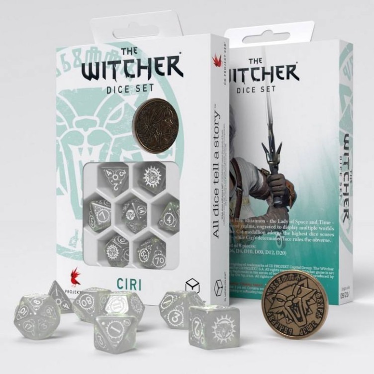 The Witcher Dice Set. Ciri. The Lady of Space and Time