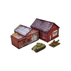 WW2 Normandy Garage & Factory (15mm)