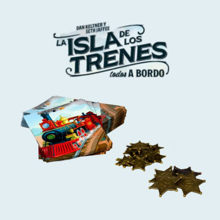 La Isla de los trenes: Pack Tokens de Victoria + Fundas (PREPEDI