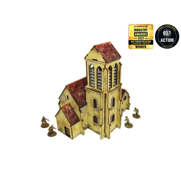 WW2 Normandy Church (28mm)