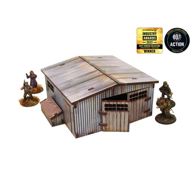 WW2 Normandy Large Tin Shed (28mm)