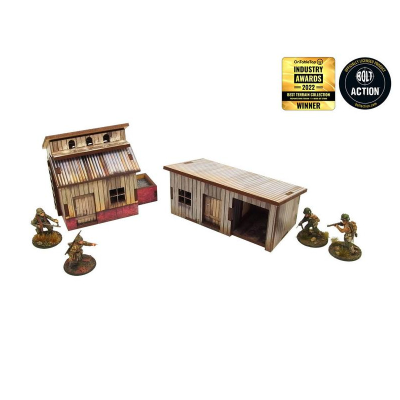 WW2 Normandy Small Sheds w. Dovecote (28mm)