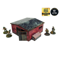 WW2 Normandy Large Brick Shed (28mm)