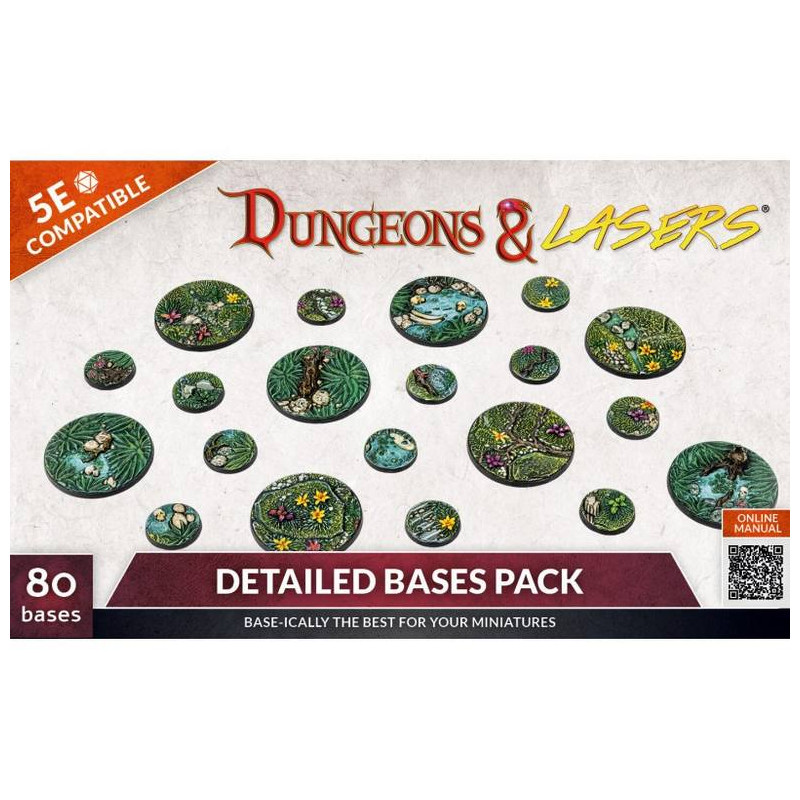 Dungeon & Lasers: Detailed Bases Pack