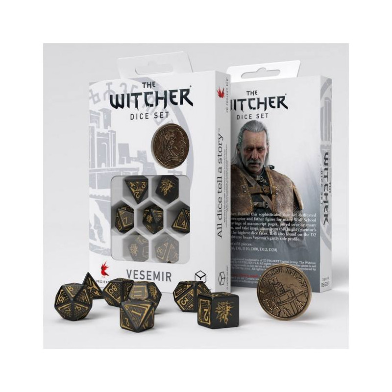 The Witcher Dice Set. Vesemir - The Sword Master