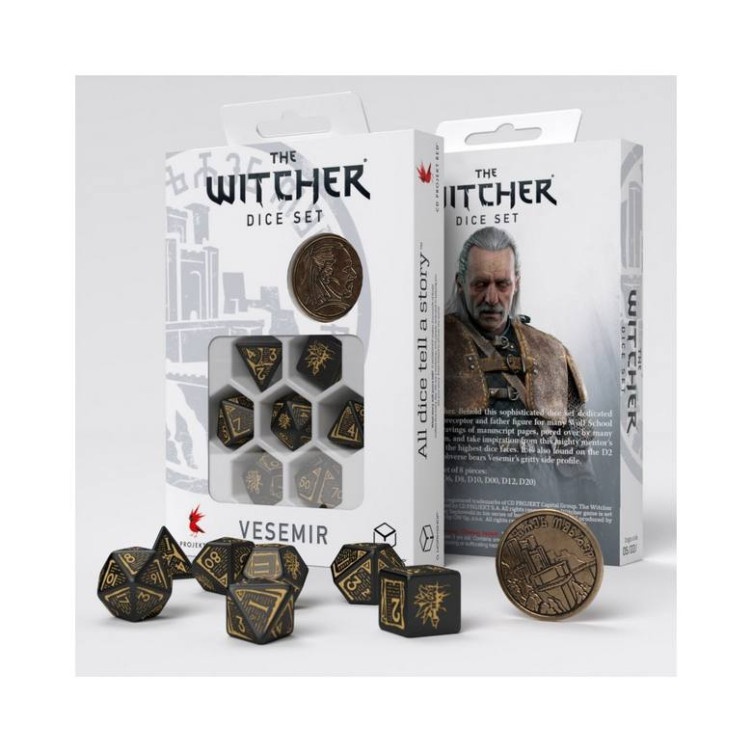 The Witcher Dice Set. Vesemir - The Sword Master