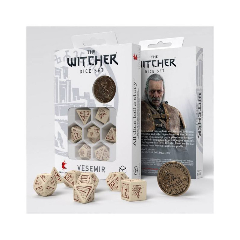 The Witcher Dice Set. Vesemir - The Old Wolf