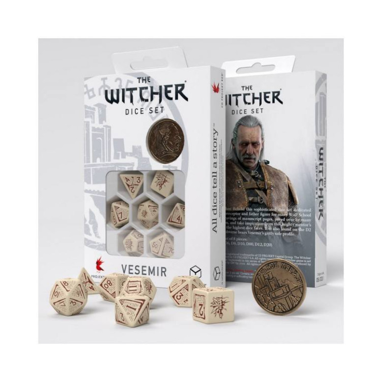 The Witcher Dice Set. Vesemir - The Old Wolf