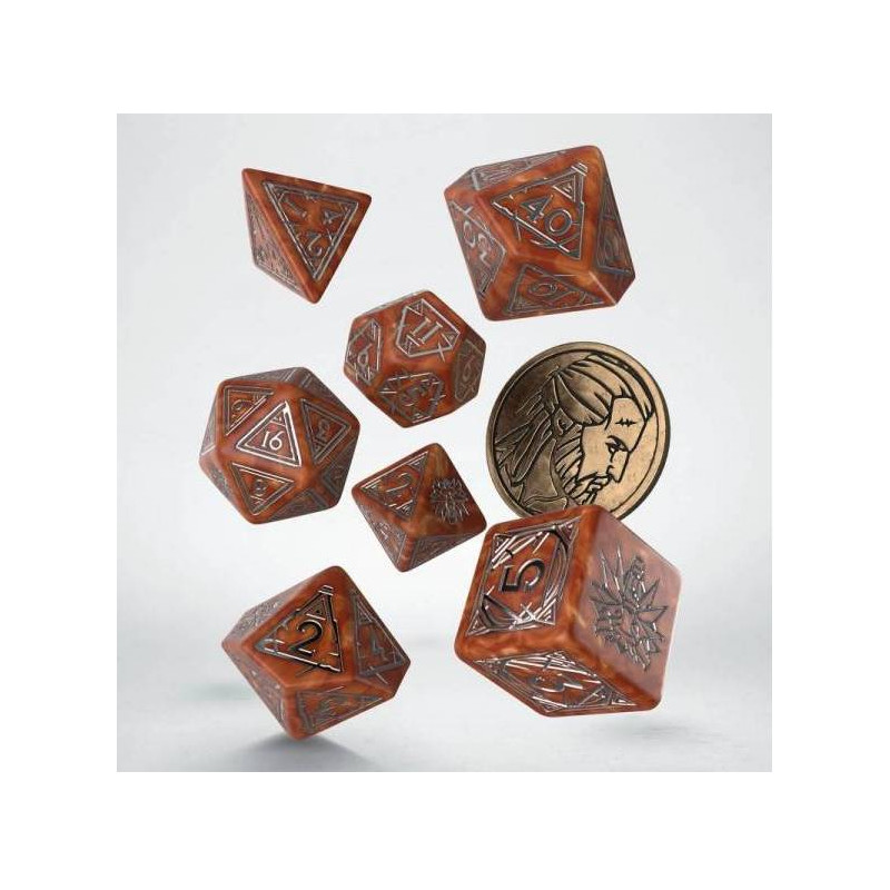 The Witcher Dice Set Geralt The Monster Slayer