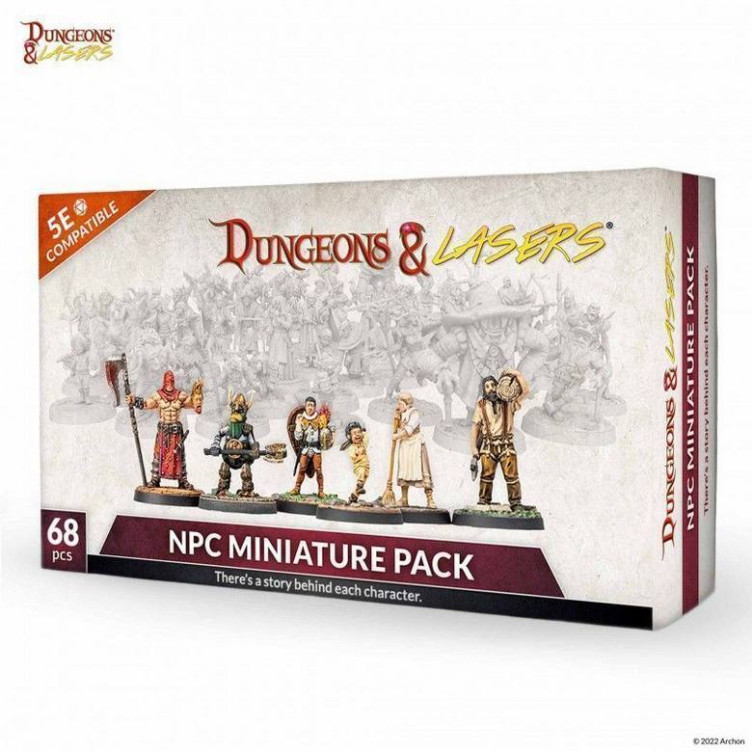 Dungeons & Lasers - NPC Miniature Pack