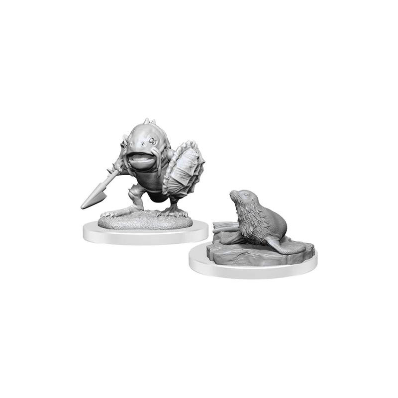 D&D Nolzur's Marvelous Miniatures: Locathah & Seal