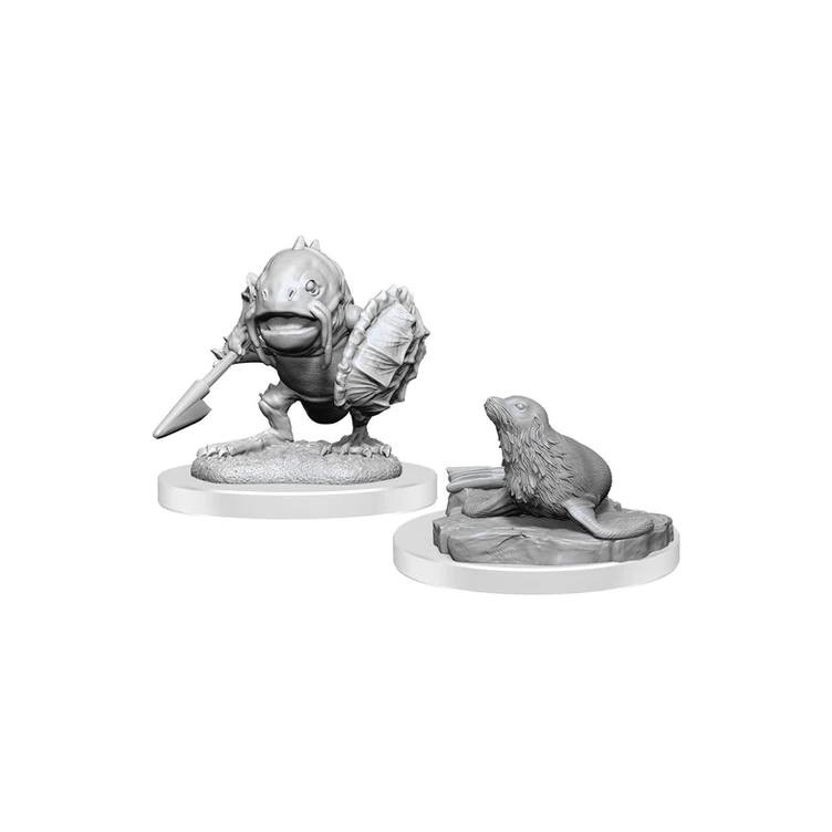 D&D Nolzur's Marvelous Miniatures: Locathah & Seal