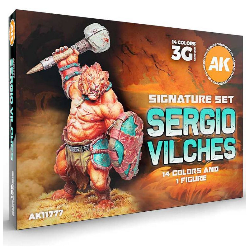 Sergio Vilches Signature Set 14 Colors & 1 Figure (PREPEDIDO)