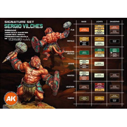 Sergio Vilches Signature Set 14 Colors & 1 Figure (PREPEDIDO)