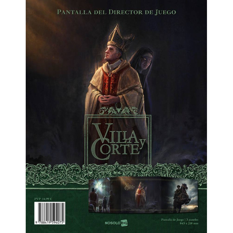 Villa y Corte: Pantalla del Director de juego