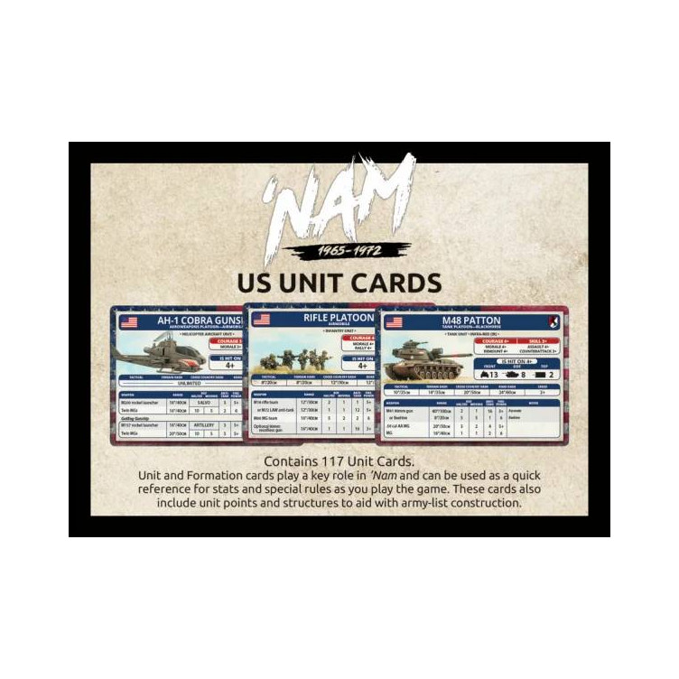 Unit Cards - US Forces in Vietnam (x117 Cards)