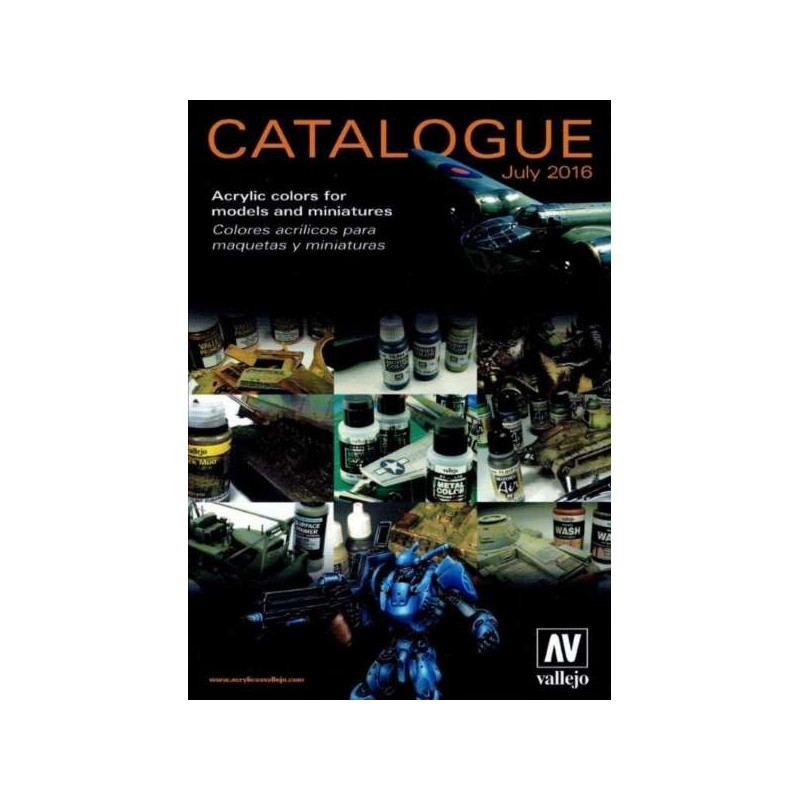 Catalogue Acrylic Vallejo July 2016 (castellano/inglés)