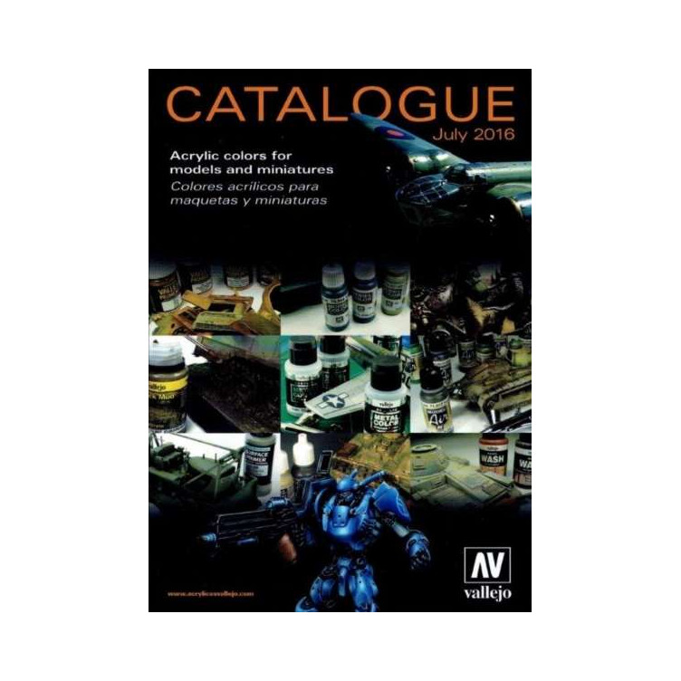 Catalogue Acrylic Vallejo July 2016 (castellano/inglés)