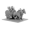 Indian 2-Horse Chariot w/2 Crew