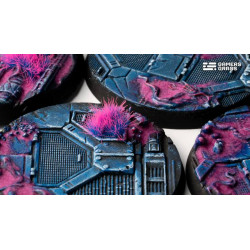 Alien Infestation Bases Round 50mm (x3)