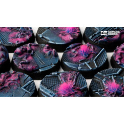 Alien Infestation Bases Round 25mm (x10)