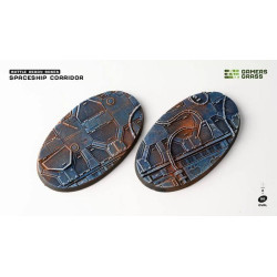 Spaceship Corridor Bases Oval 90mm (x2)