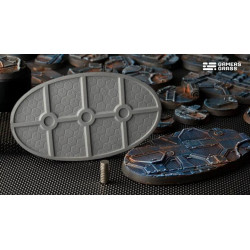 Spaceship Corridor Bases Oval 90mm (x2)