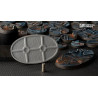 Spaceship Corridor Bases Oval 75mm (x3)