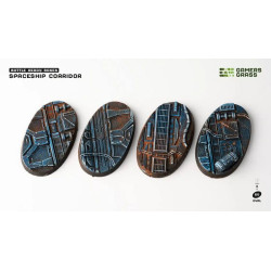 Spaceship Corridor Bases Oval 60mm (x4)