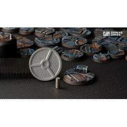 Spaceship Corridor Bases Round 40mm (x5)