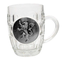 Juego de tronos jarra de cerveza Lannister metallic