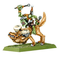 Goblin wolf riders command pack