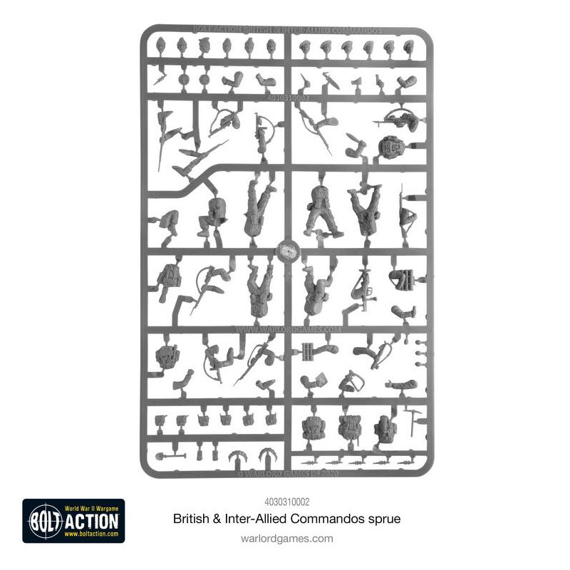 Cmmandos Plastic Sprue