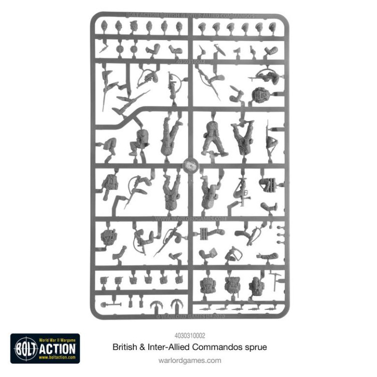 Cmmandos Plastic Sprue