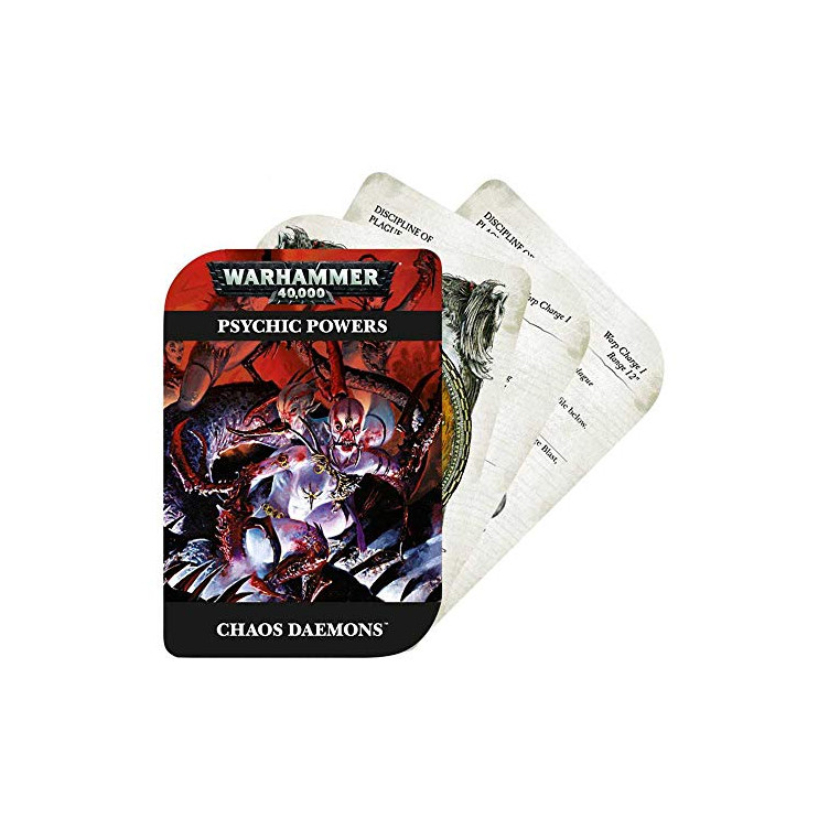 Cartas psíquicas de Warhammer 40,000: Demonios del Caos