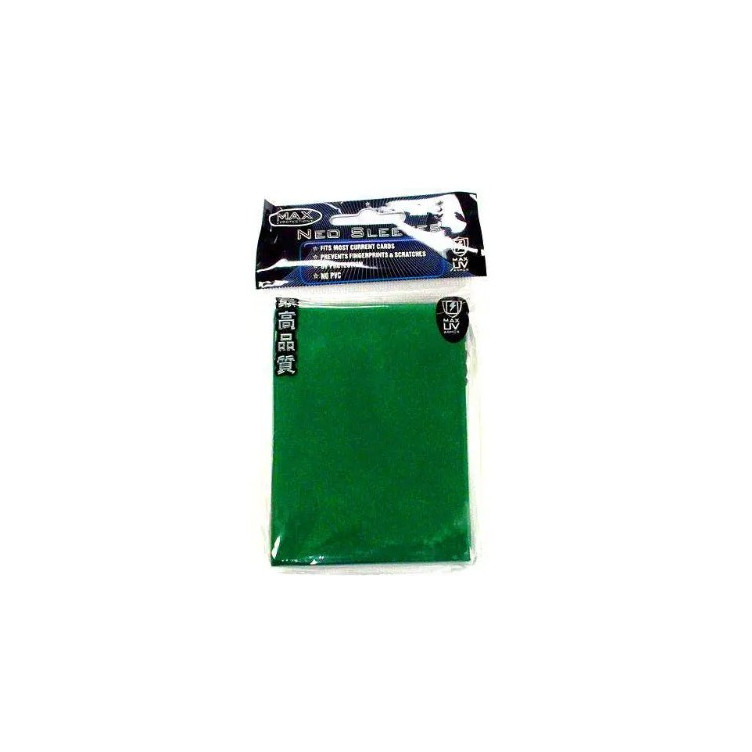 50 Max Protection Standard Game Card Deck Guards - Flat Green