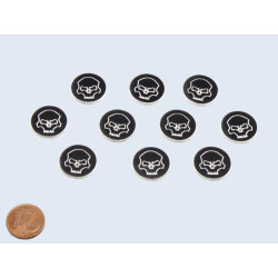 Tokens Skull blak (10)