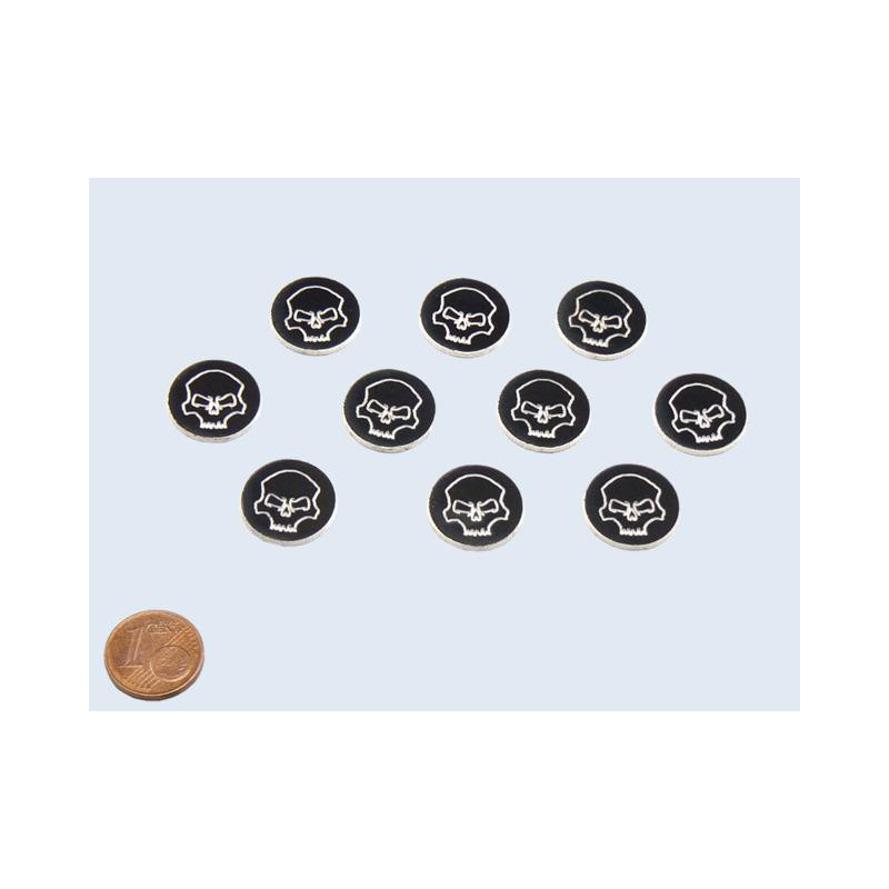 Tokens Skull blak (10)