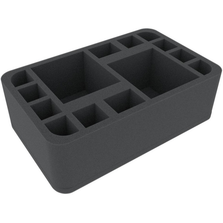 85 mm Feldherr Half-Size foam tray with 14 compartments