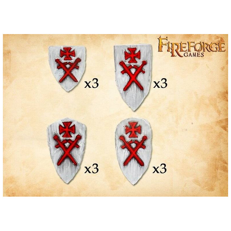 Livonian Order Shields Type 2 (12 shields)