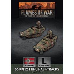 Sd Kfz 251 Uhu Half-tracks (x2)