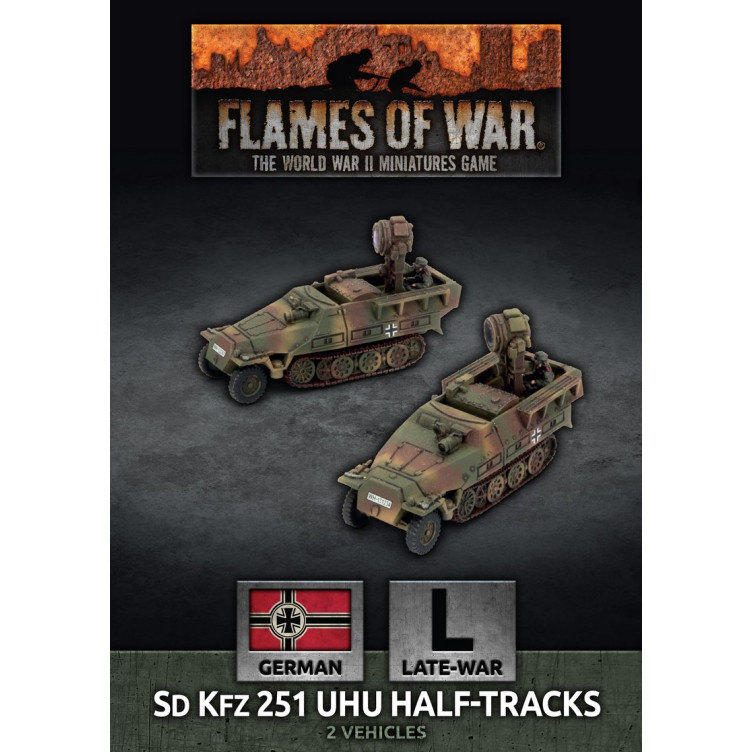 Sd Kfz 251 Uhu Half-tracks (x2)