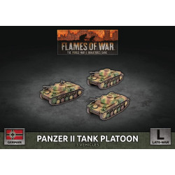 Panzer II Tank Platoon (x3 Plastic)