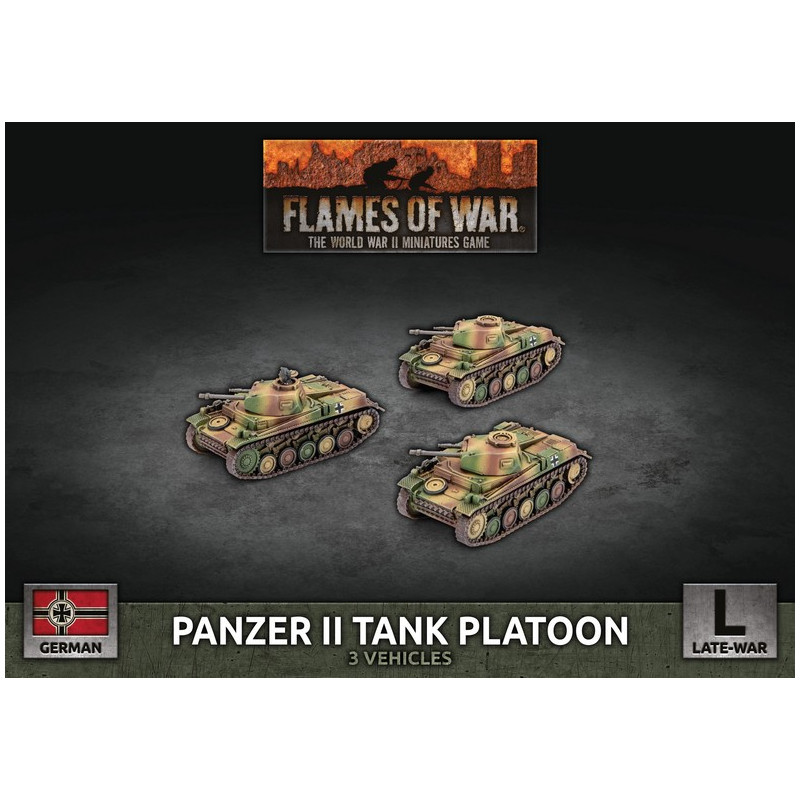 Panzer II Tank Platoon (x3 Plastic)