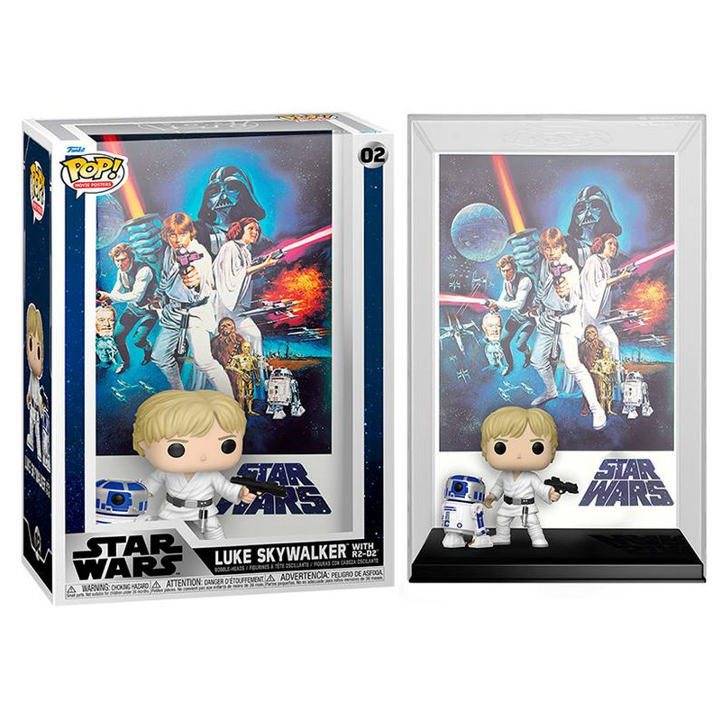 Star Wars POP! Poster Luke Skywalker with R2-D2